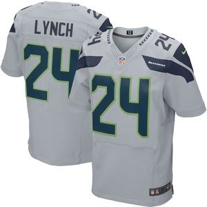 Seattle Seahawks jersey Lynch 24 shirt